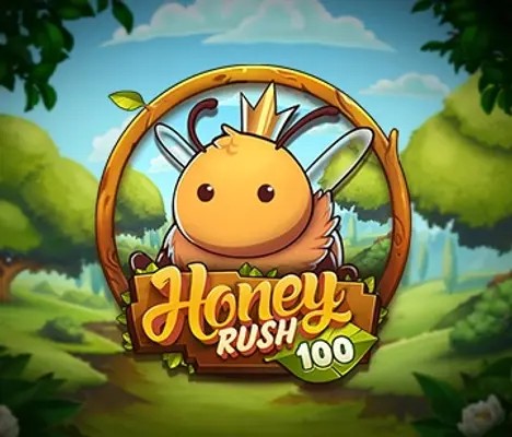 Honey Rush 100 slot logo by Play’n GO at Springbok